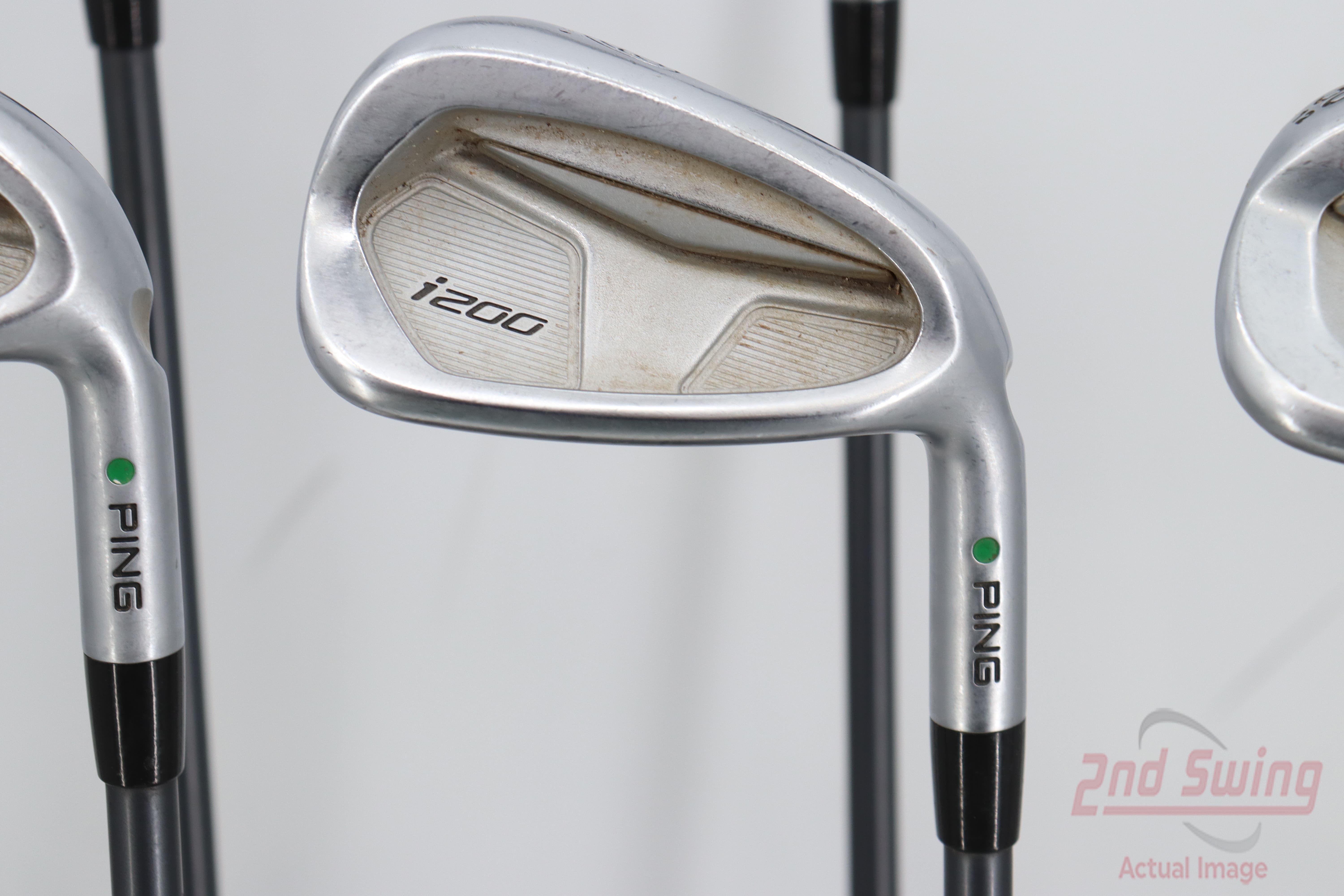 Ping i200 Iron Set 5-PW CFS 80 Graphite Graphite Stiff Right Handed Green  Dot 38.25in