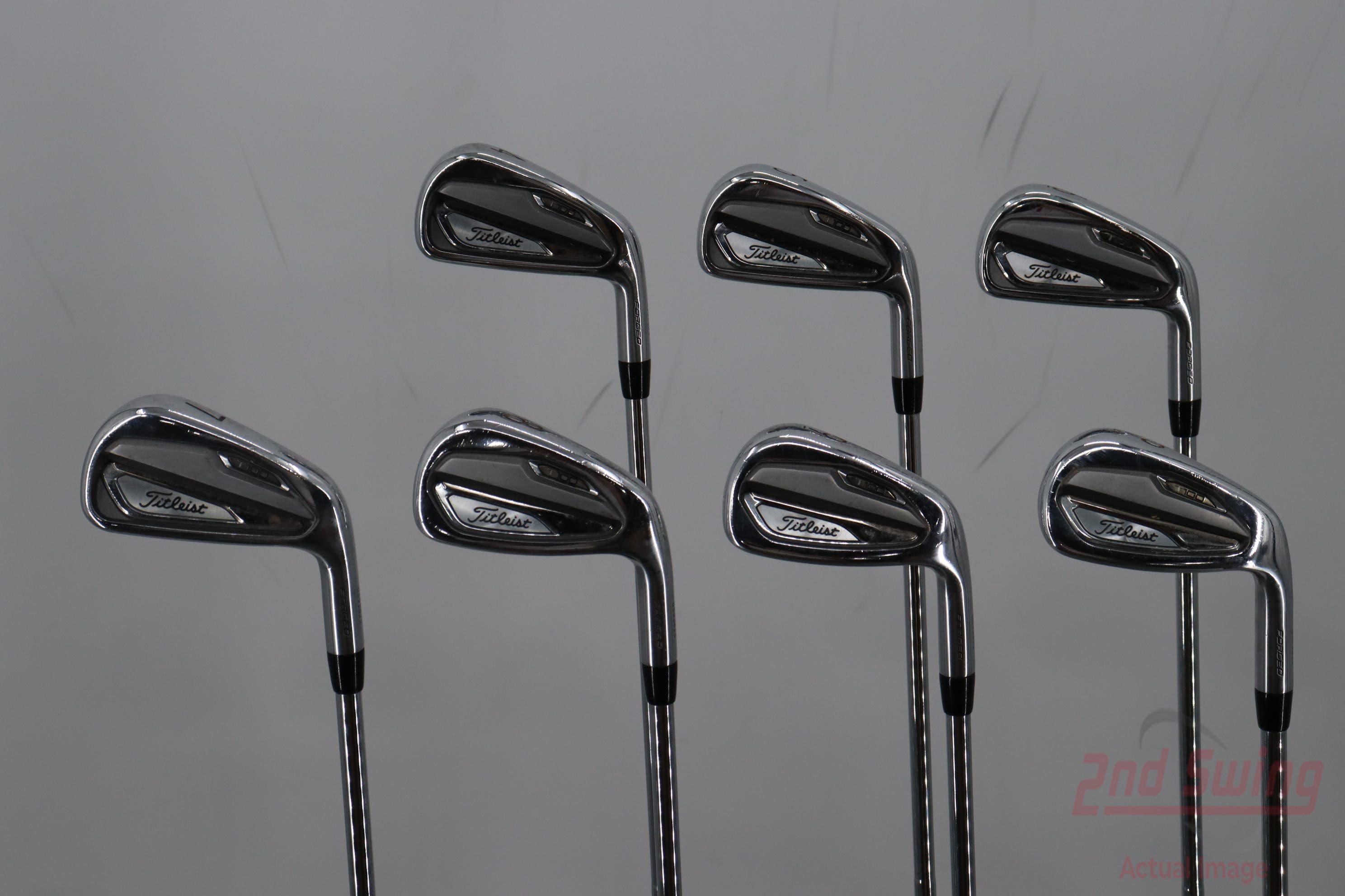 Titleist T100 Iron Set 4-PW True Temper AMT Black S300 Steel Stiff Right  Handed 38.0in