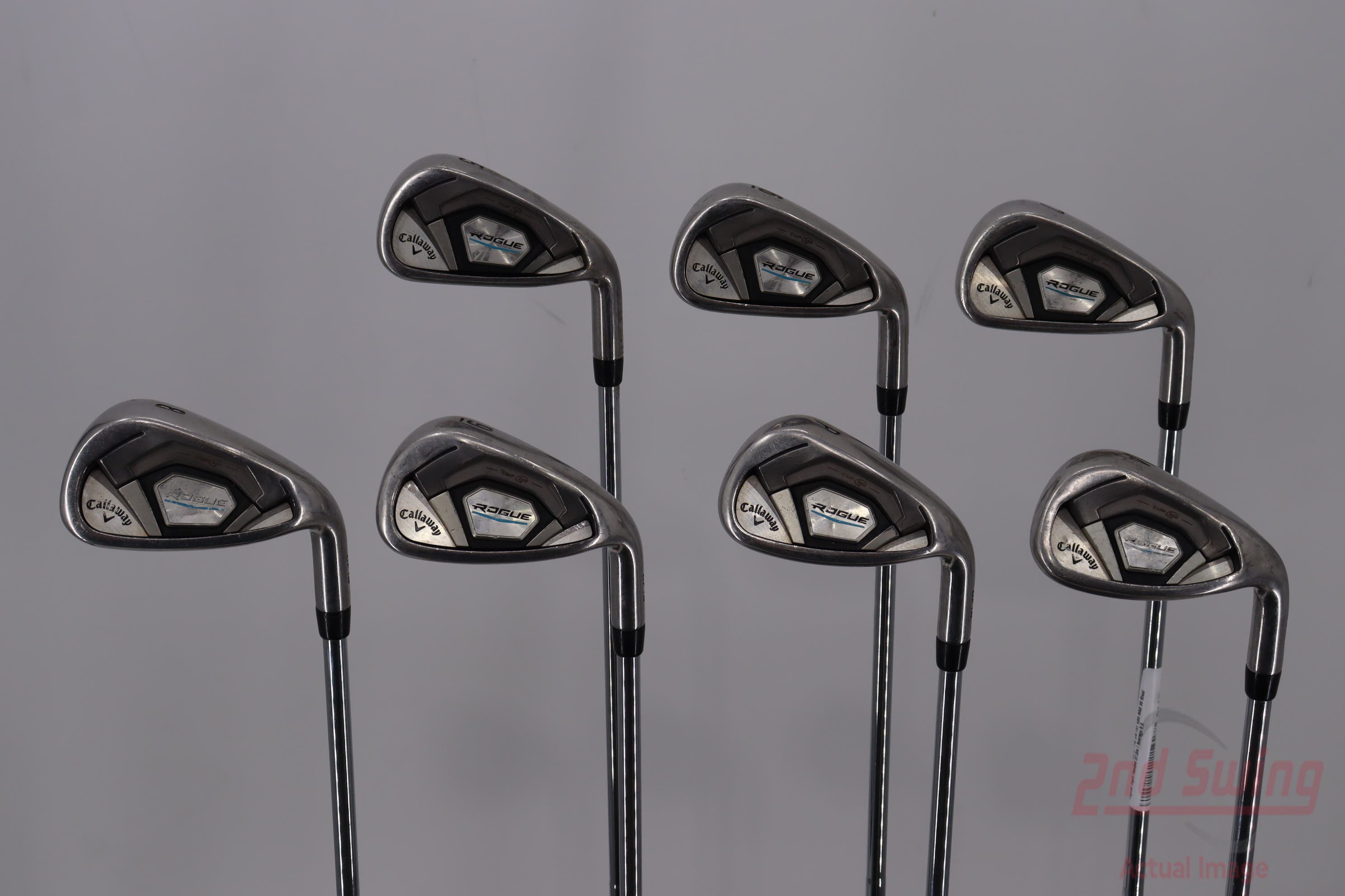 Callaway Rogue Iron Set 5-PW AW FST KBS MAX 90 Steel Regular Right Handed  37.5in