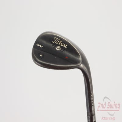 Titleist Vokey SM6 Jet Black Wedge Lob LW 60° 12 Deg Bounce K Grind SM6 BV Steel Wedge Flex Right Handed 35.0in