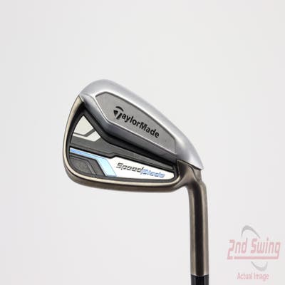 TaylorMade Speedblade Single Iron 6 Iron Stock Steel Shaft Steel Stiff Right Handed 37.75in