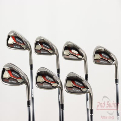 TaylorMade AeroBurner Iron Set 4-PW TM AeroBurner REAX 60 Graphite Senior Right Handed 38.5in