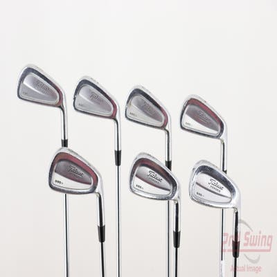 Titleist 690 CB Forged Iron Set 4-PW True Temper Dynamic Gold Steel Stiff Right Handed 38.25in