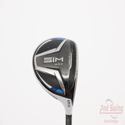 TaylorMade SIM MAX Fairway Wood 5 Wood 5W 18° Fujikura Ventus Blue 5 Graphite Senior Right Handed 42.0in