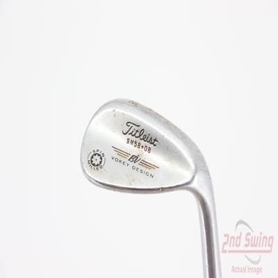 Titleist 2009 Vokey Spin Milled Chrome Wedge Lob LW 58° 8 Deg Bounce Stock Steel Shaft Steel Wedge Flex Right Handed 35.5in