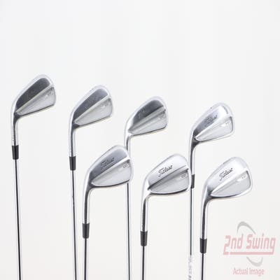 Titleist 2023 T100 Iron Set 4-PW Project X LZ 6.0 Steel Stiff Left Handed 37.5in