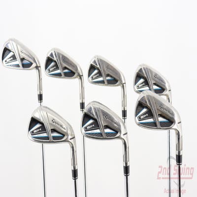 TaylorMade SIM MAX Iron Set 5-PW AW FST KBS MAX 85 Steel Stiff Right Handed 38.0in