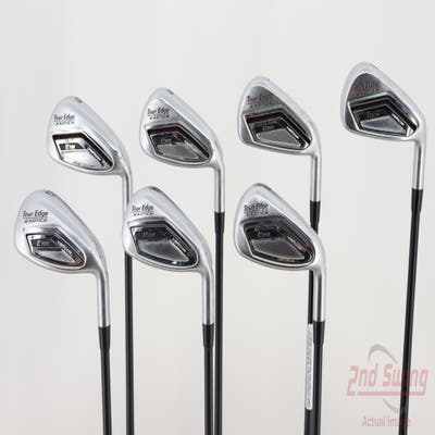 Tour Edge Exotics E722 Iron Set 6-PW AW GW FST KBS TGI Tour Graphite Iron Graphite Senior Right Handed 37.5in