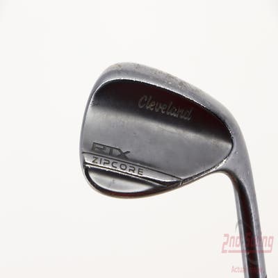 Cleveland RTX ZipCore Black Satin Wedge Sand SW 54° 12 Deg Bounce Dynamic Gold Tour Issue S400 Steel Stiff Right Handed 35.0in