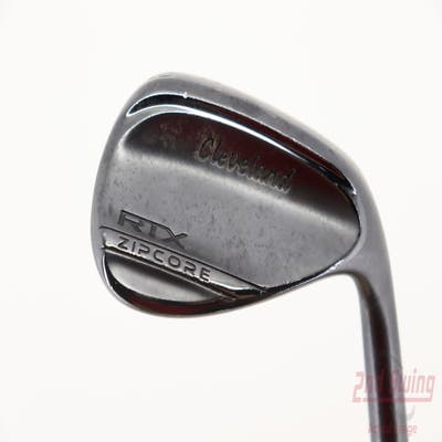 Cleveland RTX ZipCore Black Satin Wedge Gap GW 50° 10 Deg Bounce Dynamic Gold Tour Issue S400 Steel Stiff Right Handed 36.0in