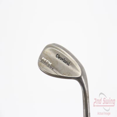 Cleveland RTX ZipCore Raw Wedge Lob LW 58° 10 Deg Bounce Mid Dynamic Gold Spinner TI Steel Wedge Flex Right Handed 35.0in