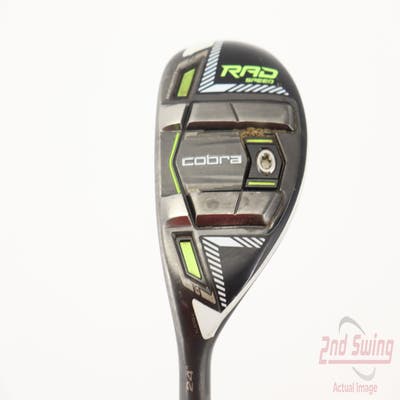 Cobra RAD Speed Hybrid 4 Hybrid 24° UST Mamiya Recoil ESX 480 Graphite Senior Left Handed 39.5in