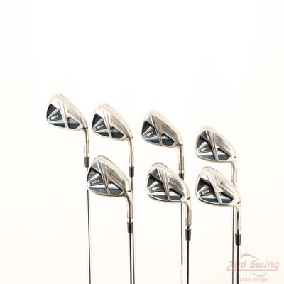 TaylorMade SIM MAX Iron Set 5-PW AW Nippon NS Pro 8950GH Steel Stiff Right Handed 39.75in