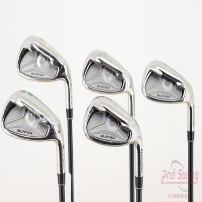 TaylorMade 2009 Burner Iron Set 8-PW AW GW TM Reax 55 Graphite Ladies Right Handed 36.25in