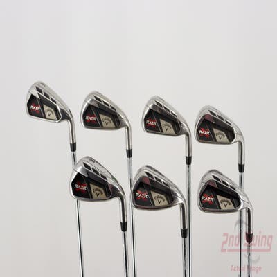 Callaway Razr X Iron Set 4-PW Callaway Razr X Iron Steel Steel Uniflex Right Handed 38.5in