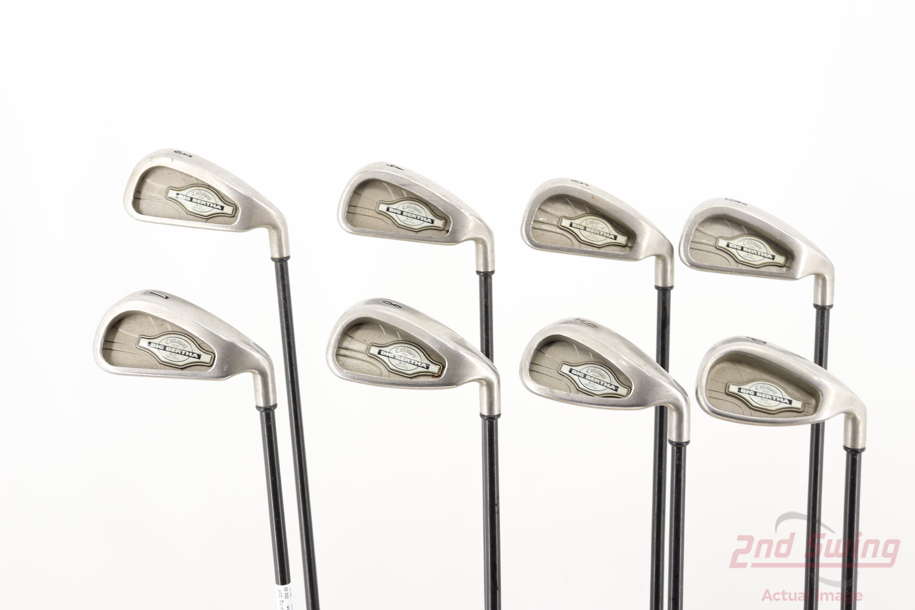 Callaway X-12 good Iron Set 4-PW+SW Ladies Gems 99 Ladies Graphite Womens RH