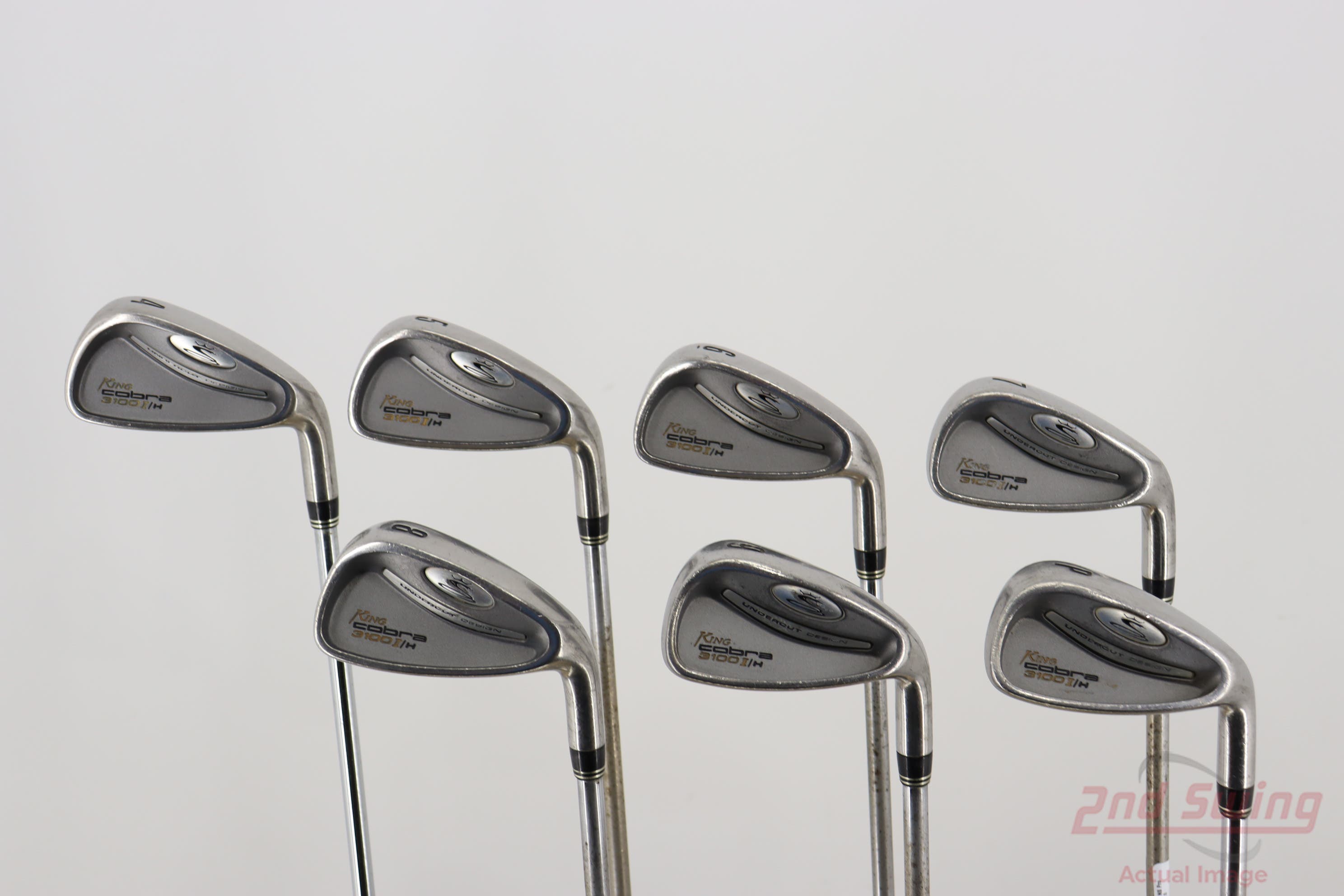 Set of shops 6 King Cobra SS Oversize Golf Clubs (4,5,6,7,8,9) Competition 75 Series.