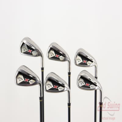 Callaway 2013 X Hot Iron Set 6-PW AW Alpha Platinum 65 Graphite Stiff Right Handed 37.5in