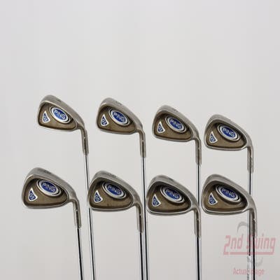 Ping G5 Iron Set 4-PW AW Stock Steel Shaft Steel Stiff Right Handed White Dot 38.25in