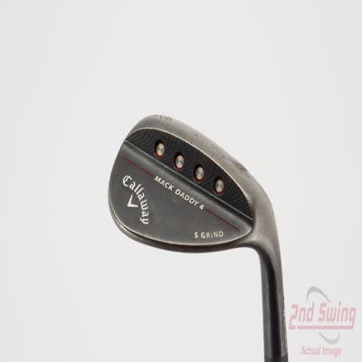 Callaway Mack Daddy 4 Black Wedge Lob LW 58° 10 Deg Bounce Dynamic Gold Tour Issue 115 Steel Stiff Right Handed 35.25in