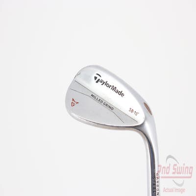 TaylorMade Milled Grind Satin Chrome Wedge Lob LW 60° True Temper Dynamic Gold Steel Wedge Flex Right Handed 35.0in