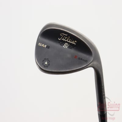 Titleist Vokey SM6 Jet Black Wedge Sand SW 56° 10 Deg Bounce S Grind SM6 BV Steel Wedge Flex Right Handed 35.0in