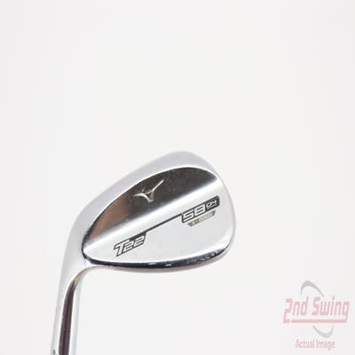 Mizuno T22 Satin Chrome Wedge Lob LW 58° 4 Deg Bounce X Grind Dynamic Gold Tour Issue S400 Steel Stiff Left Handed 35.5in