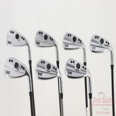 PXG 0311 XP GEN4 Iron Set 5-PW GW Mitsubishi C6 Series Black Graphite Regular Right Handed 38.25in