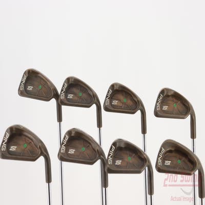 Ping ISI Beryllium Copper Iron Set 3-PW Ping Z-Z65 Steel Stiff Right Handed Green Dot 38.0in