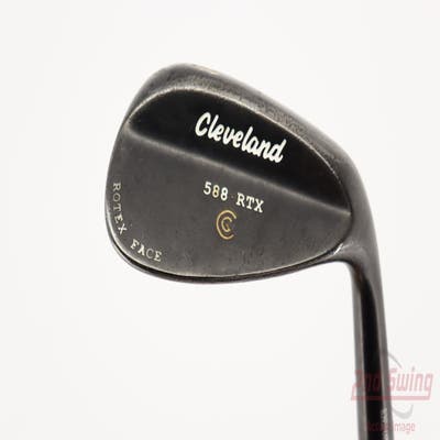 Cleveland 588 RTX Black Pearl Wedge Gap GW 52° 10 Deg Bounce Cleveland ROTEX Wedge Steel Wedge Flex Right Handed 35.5in