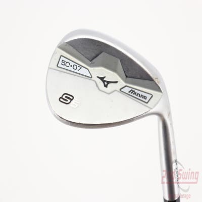 Mizuno S5 White Satin Wedge Gap GW 50° 7 Deg Bounce FST KBS Tour 120 Steel Stiff Right Handed 36.0in