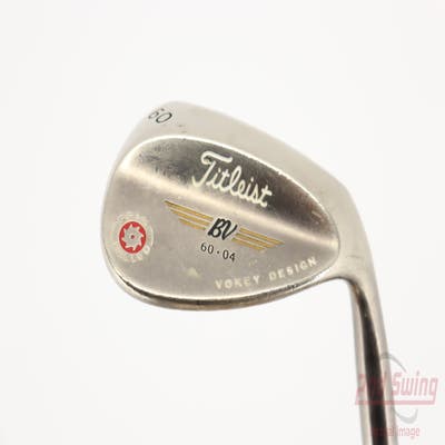 Titleist 2009 Vokey Spin Milled Black Wedge Lob LW 60° 4 Deg Bounce Titleist Vokey BV Steel Wedge Flex Right Handed 35.0in