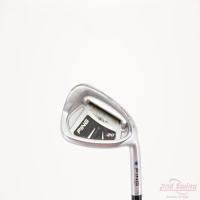 Ping I20 Single Iron 9 Iron Aerotech SteelFiber i95 Graphite Stiff Right Handed Blue Dot 36.0in