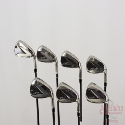 TaylorMade Stealth Iron Set 5-PW AW Fujikura Ventus Red 6 Graphite Regular Right Handed 38.0in