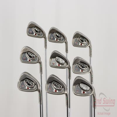 Ping i15 Iron Set 3-PW AW Ping AWT Steel Regular Right Handed Green Dot 38.25in