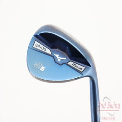 Mizuno S5 Blue Ion Wedge Sand SW 54° 8 Deg Bounce Stock Steel Shaft Steel Wedge Flex Right Handed 36.25in