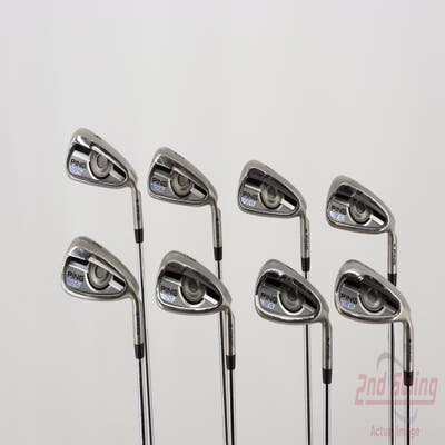 Ping 2016 G Iron Set 4-PW AW AWT 2.0 Steel Regular Right Handed Blue Dot 38.5in