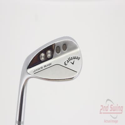 Callaway Jaws Raw Chrome Wedge Sand SW 56° 10 Deg Bounce S Grind Dynamic Gold Spinner TI Steel Wedge Flex Left Handed 35.25in