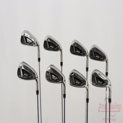 TaylorMade 2019 M2 Iron Set 4-PW AW TM Reax 88 HL Steel Stiff Right Handed 38.75in