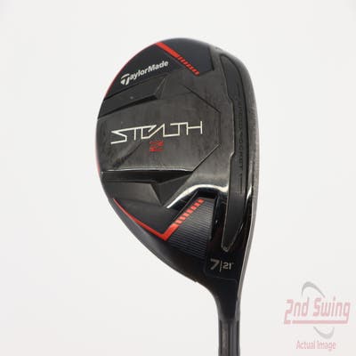 TaylorMade Stealth 2 Fairway Wood 7 Wood 7W 21° Fujikura Ventus Red TR 5 Graphite Senior Right Handed 38.25in