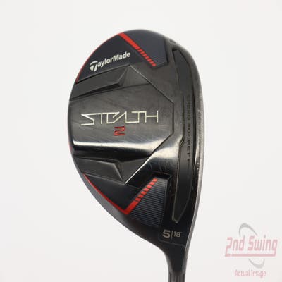 TaylorMade Stealth 2 Fairway Wood 5 Wood 5W 18° Fujikura Ventus Red TR 5 Graphite Regular Right Handed 39.0in