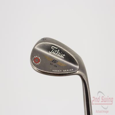 Titleist 2009 Vokey Spin Milled Black Wedge Lob LW 60° Titleist Vokey BV Steel Wedge Flex Right Handed 35.0in