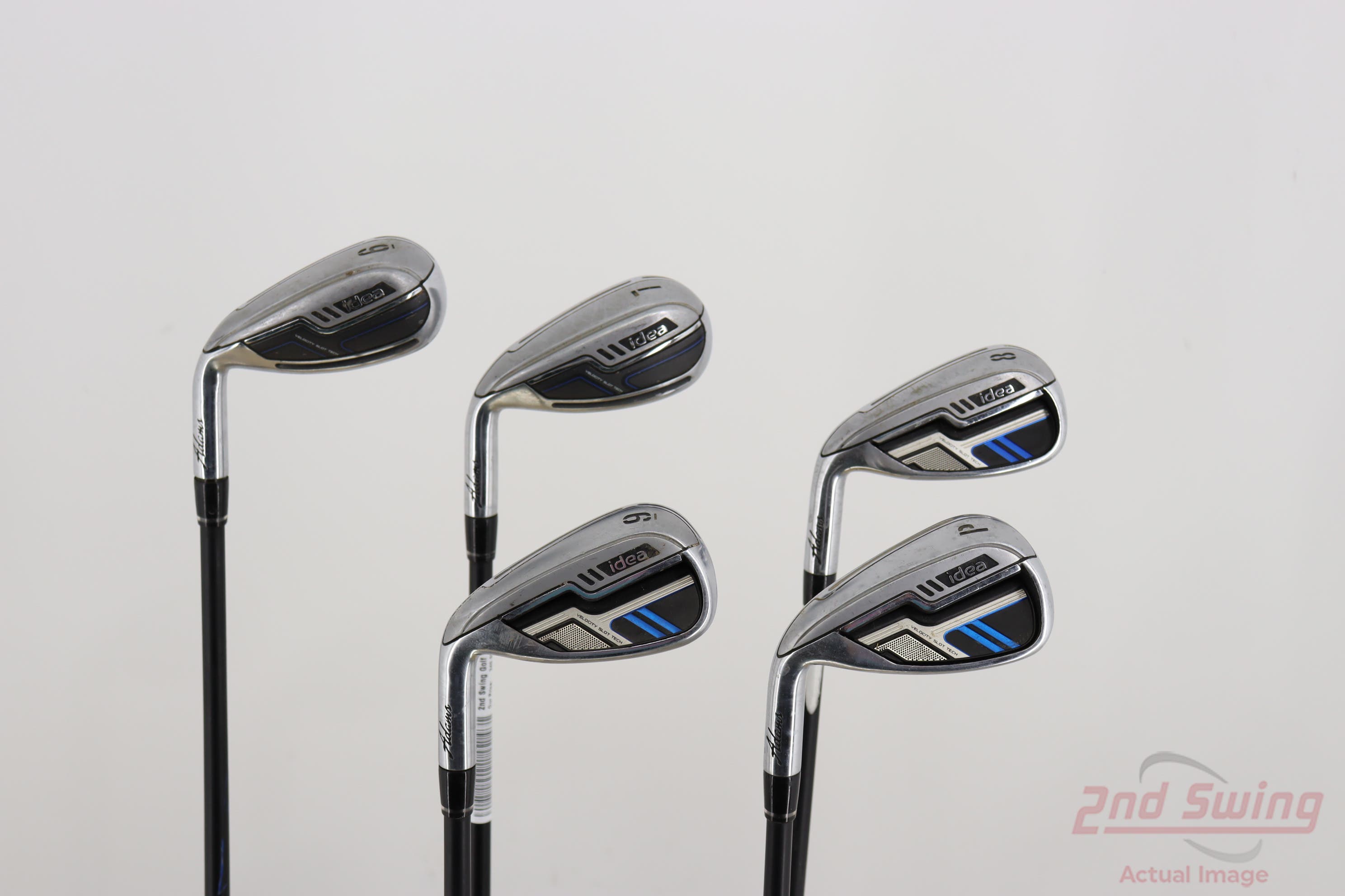 ADAMS 2014 Idea Velocity Slot Tech 4-PW IRON Set Graphite Bassara & Steel newest Shaft