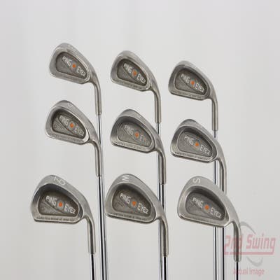 Ping Eye 2 + Iron Set 3-PW SW Stock Steel Shaft Steel Stiff Right Handed Orange Dot 38.0in