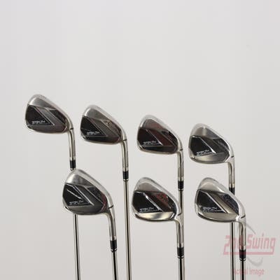 TaylorMade Stealth Iron Set 5-PW AW UST Mamiya Recoil ESX 460 F2 Graphite Senior Right Handed 38.5in