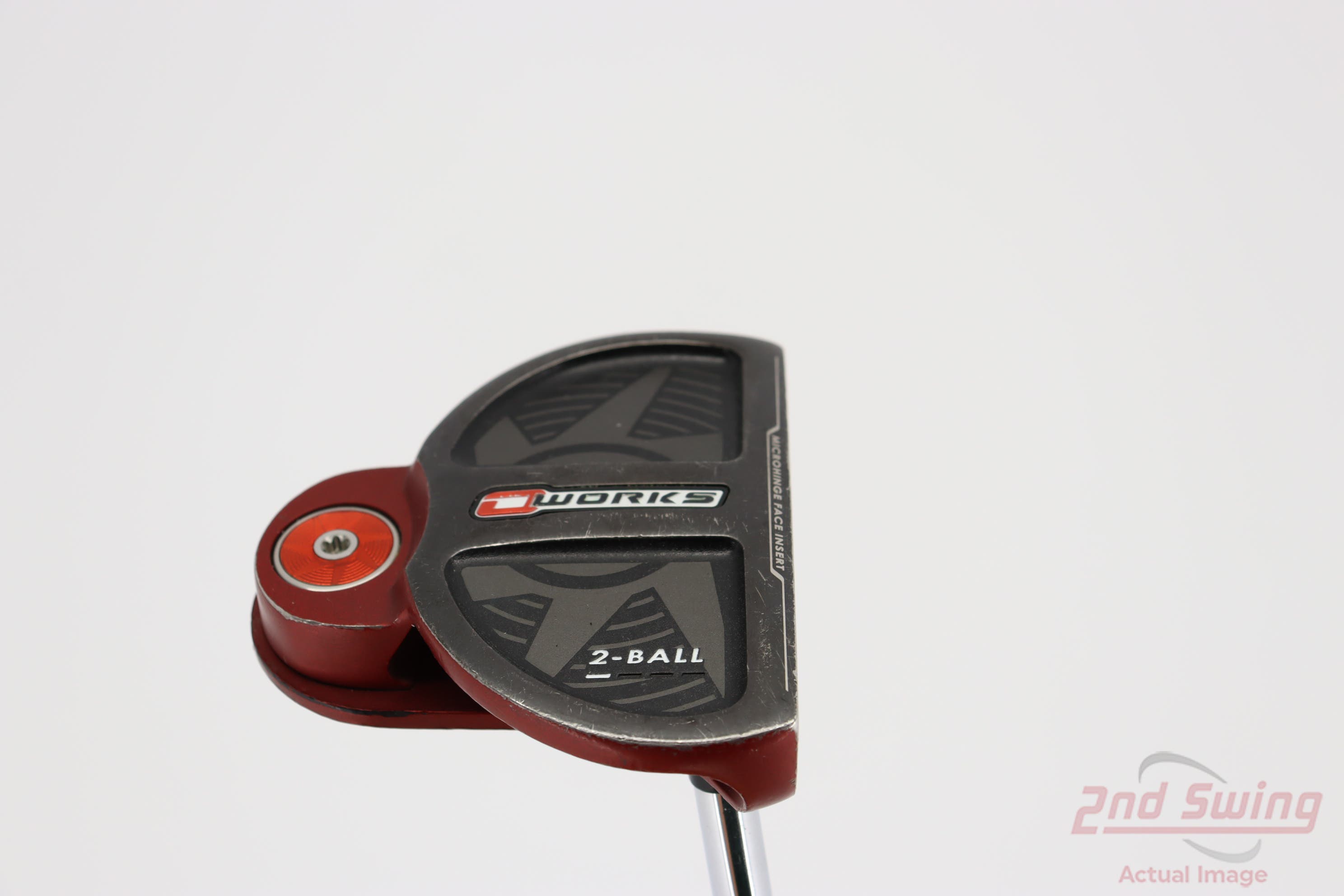 L Putter Odyssey O-Works Red 2-Ball purchases Putter Steel RH Golf Club, LIKE NEW!