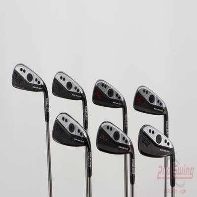 PXG 0311 XP GEN6 Double Black Iron Set 4-5H 5-6H 6-PW GW Aerotech SteelFiber fc115cw Graphite Stiff Right Handed 39.5in