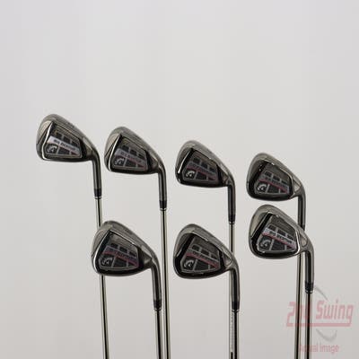 Callaway Big Bertha OS Iron Set 5-PW AW UST Mamiya Recoil ES 460 Graphite Regular Right Handed 39.0in