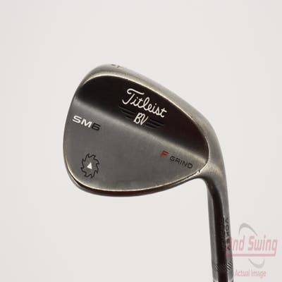 Titleist Vokey SM6 Jet Black Wedge Sand SW 54° 14 Deg Bounce F Grind SM6 BV Steel Wedge Flex Right Handed 35.25in