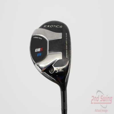 Tour Edge Exotics CBX 119 Fairway Wood 3 Wood 3W 16.5° PX HZRDUS Smoke Black 70 Graphite Stiff Right Handed 43.0in